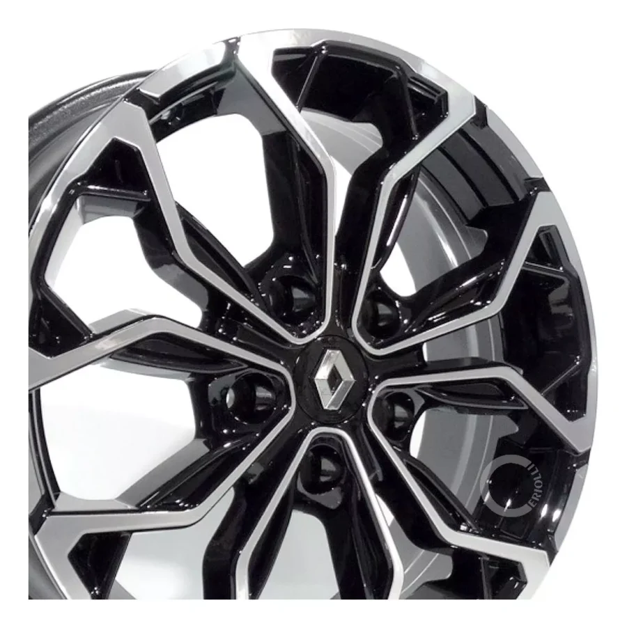 Jogo De Rodas Duster Ou Oroch 16 + Bicos Preto Diamantado - Image 2
