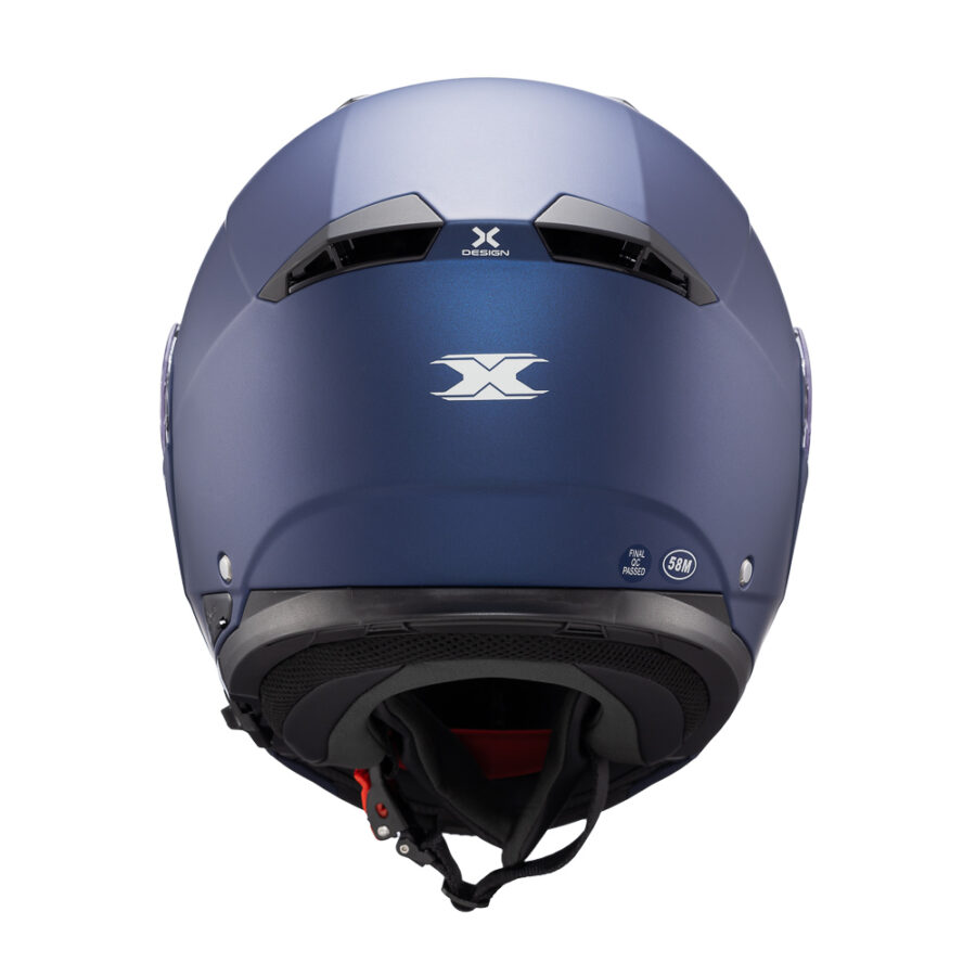 Capacete Texx Escam Kratos Solid Azu Fosc 61 [F016] - Image 4