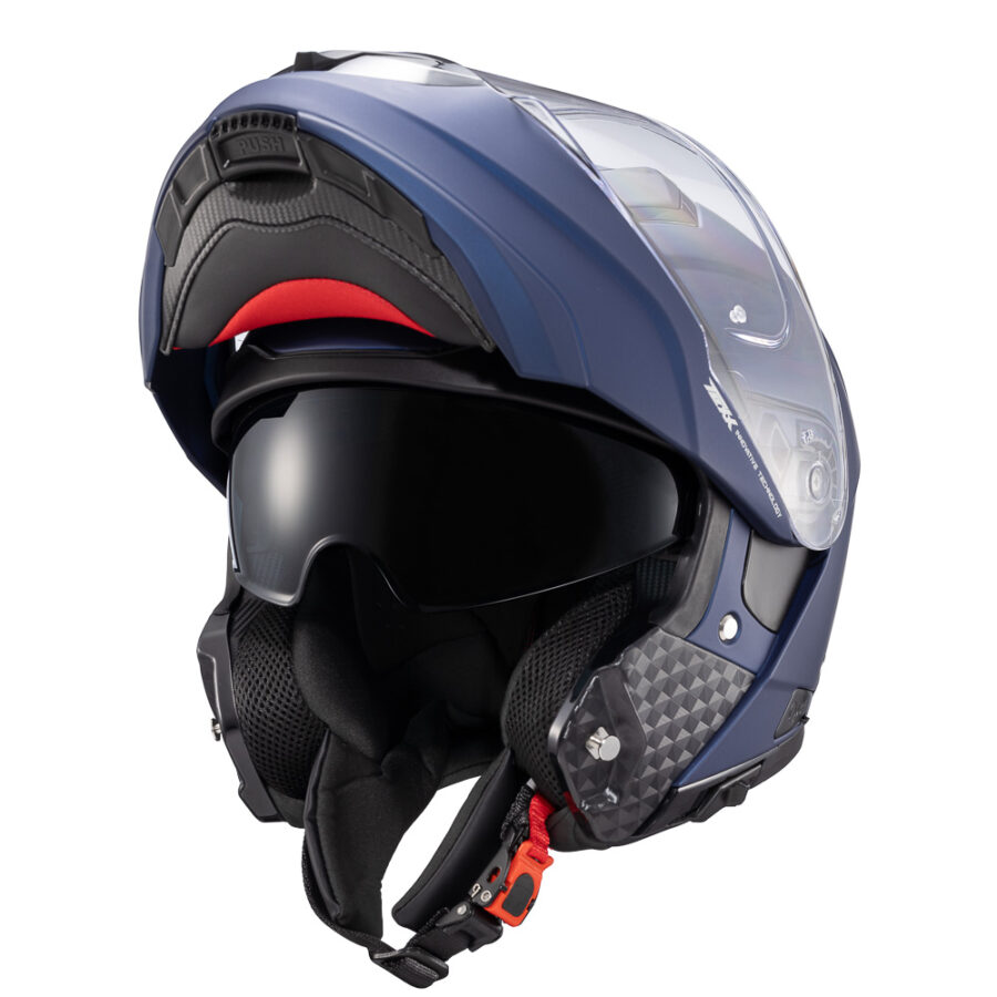 Capacete Texx Escam Kratos Solid Azu Fosc 61 [F016] - Image 7