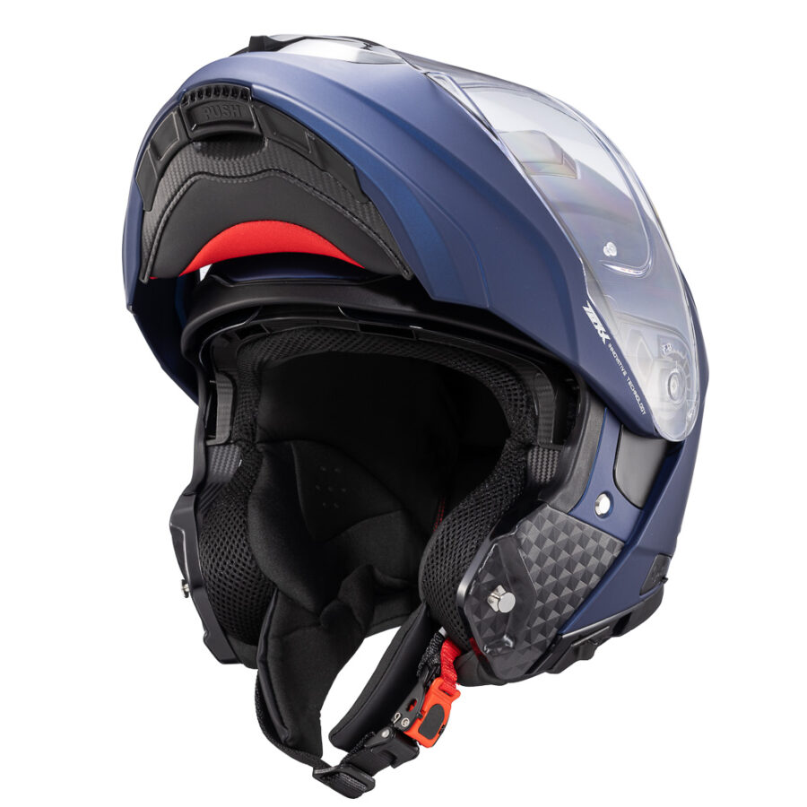 Capacete Texx Escam Kratos Solid Azu Fosc 61 [F016] - Image 8
